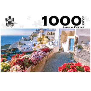 Puzzlemaster 1000-Piece Jigsaw Puzzle "Oia Village Santorini"