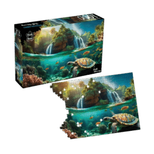 Puzzlemaster 1000-Piece Jigsaw Puzzle "Turtle Discovery"