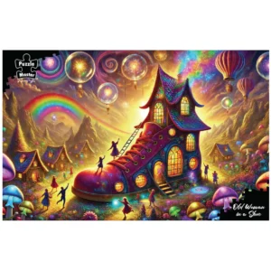 Puzzlemaster 1000-Piece Jigsaw Puzzle "Old Woman in a Shoe"