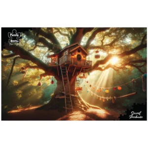 Puzzlemaster 1000-Piece Jigsaw Puzzle "Secret Treehouse"