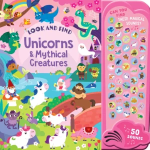 Look and Find 50-Button Mega Sound Book - Unicorns & Mythical Creatures