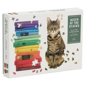 Queen of The Stacks: Set of Two Shaped Puzzles