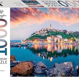 Mindbogglers 1000pc Jigsaw: Krk, Croatia