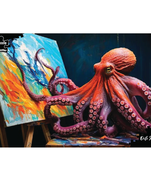 Puzzle Master 1000-Piece Jigsaw Puzzle “Octo Paint”