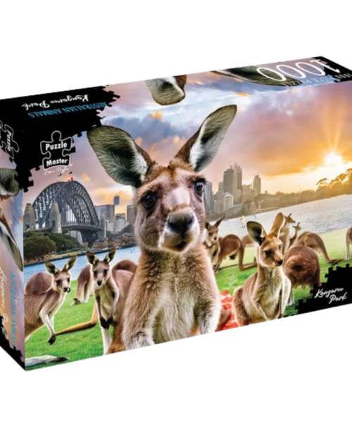 Puzzlemaster 1000-Piece Jigsaw Puzzle “Kangaroo Park”
